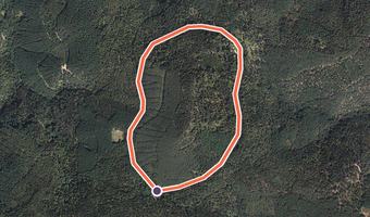 Vue aérienne de la balade « Circuit Vorhofkopf » avec son tracé